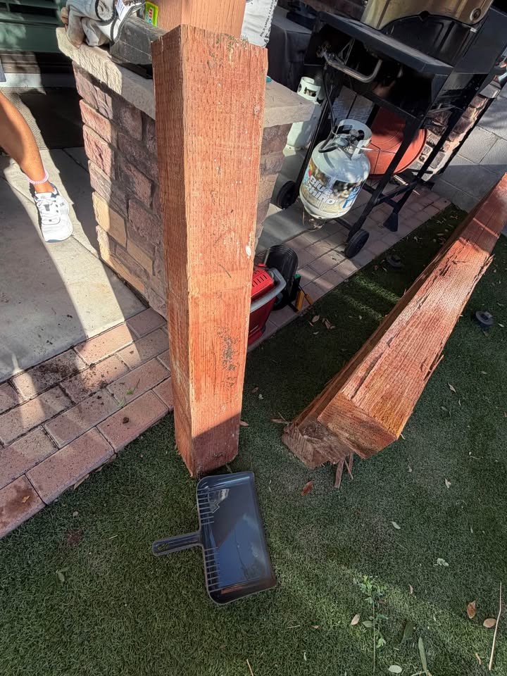 Redwood Lumber Posts - Image 2