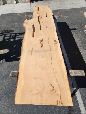 Great Character 9'4" Juniper 3" Thick Slab - Epoxy Project Wood Mantel Table Bartop
