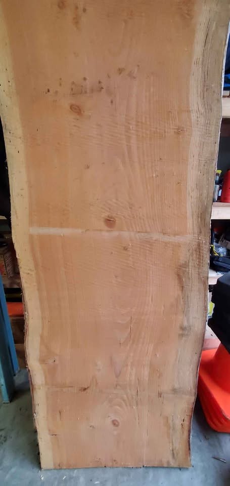 Doug fir live edge slab, kiln dried - Image 3