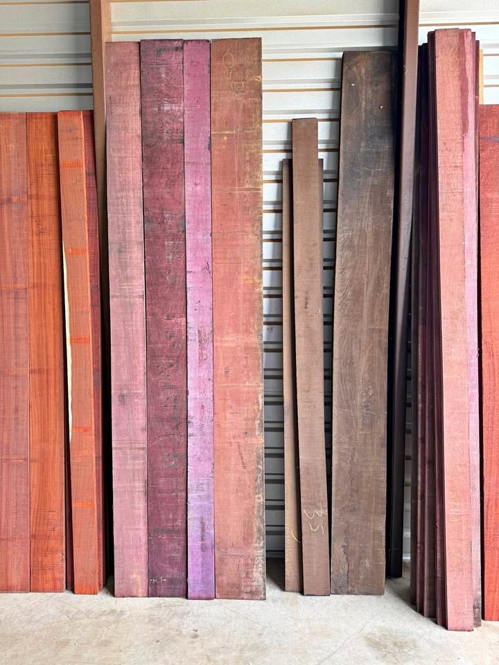 4/4 Purple Heart Lumber - $14.50/BF