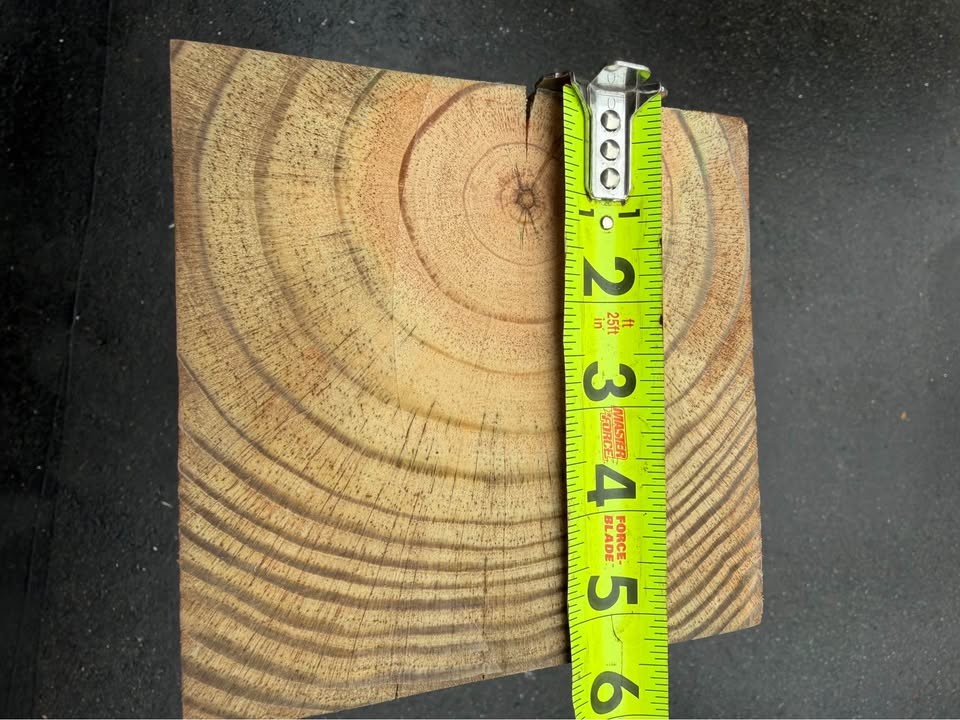 6x6 Pressure Treated Wood Post - Image 2