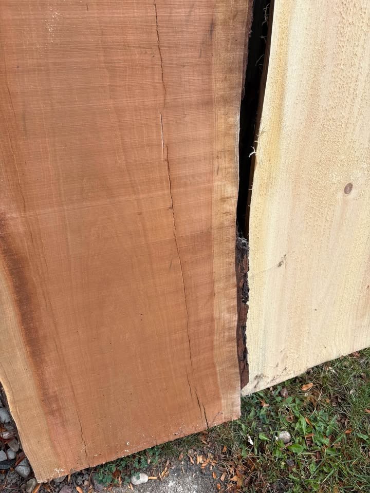 Assorted Live Edge Wood Slabs and Reclaimed Lumber - Image 8