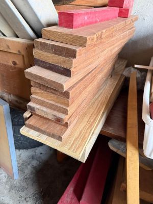 Assorted hard Wood and lumber for woodworking