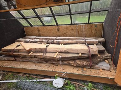 wood slabs