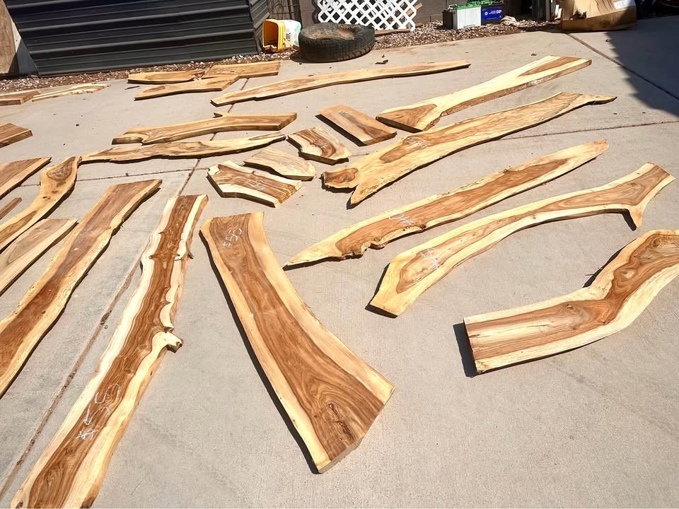 Live edge Indian rosewood slabs - Image 4