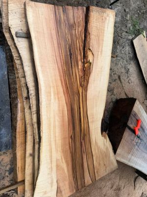Silver Maple Live Edge Sawmill Slabs