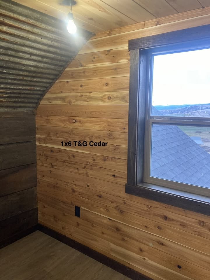 Rustic Cedar T&G / Lumber – - Image 2