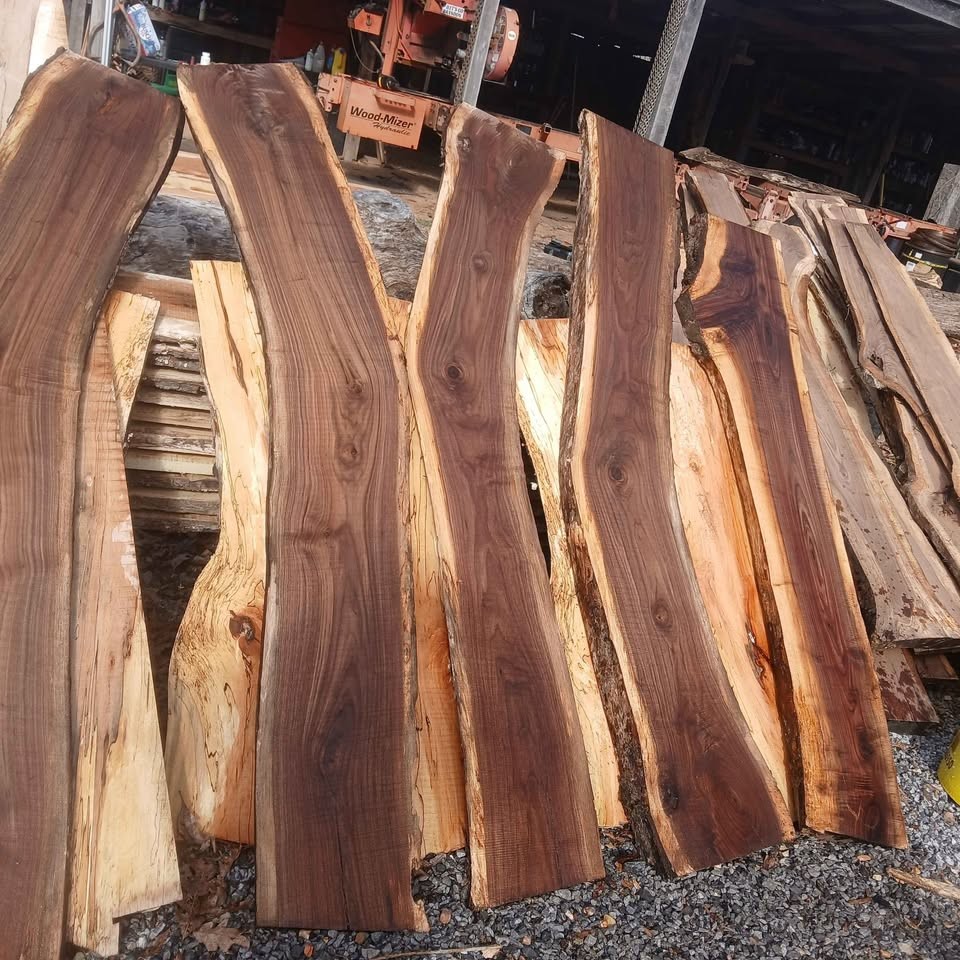 Walnut live edge boards - Image 3