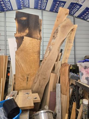wood slabs