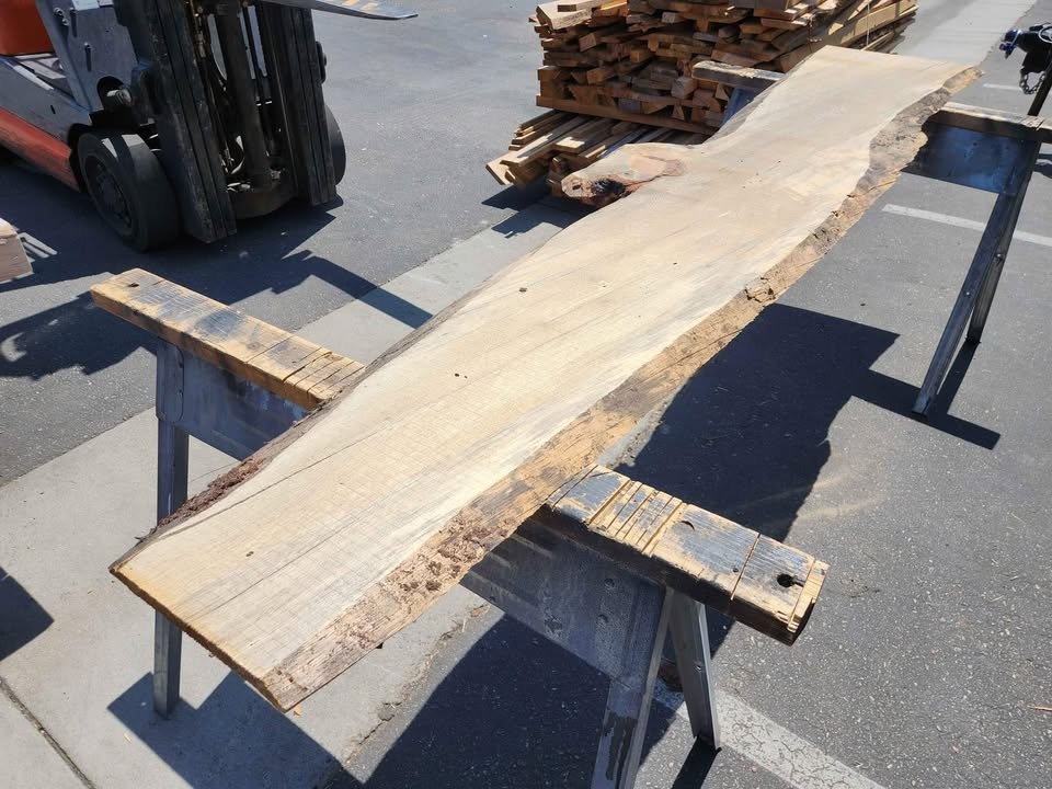 Wood Project Live Edge Slab - 1x20x8.5ft - Image 4
