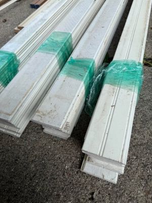 primed bead tongue and groove plank, beadboard cladding wainscoting paneling 18ft solid wood