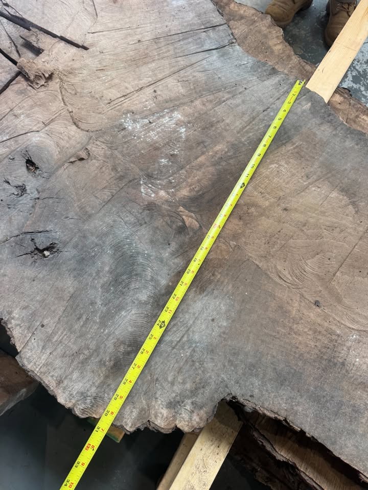Massive California Claro Walnut Slab – 9' Long × 2 1⁄4"+ Thick - Image 7
