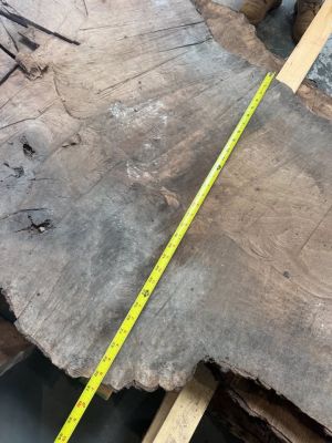 Massive California Claro Walnut Slab – 9' Long × 2 1⁄4"+ Thick