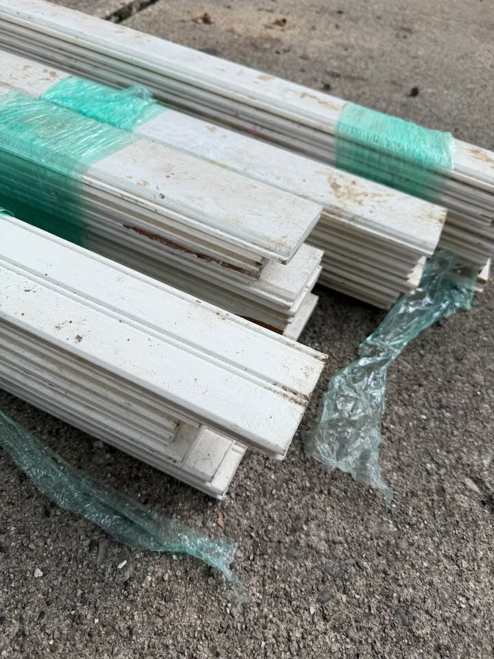 primed bead tongue and groove plank, beadboard cladding wainscoting paneling 18ft solid wood - Image 6