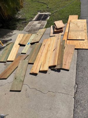 Assorted Lumber and Plywood Scraps