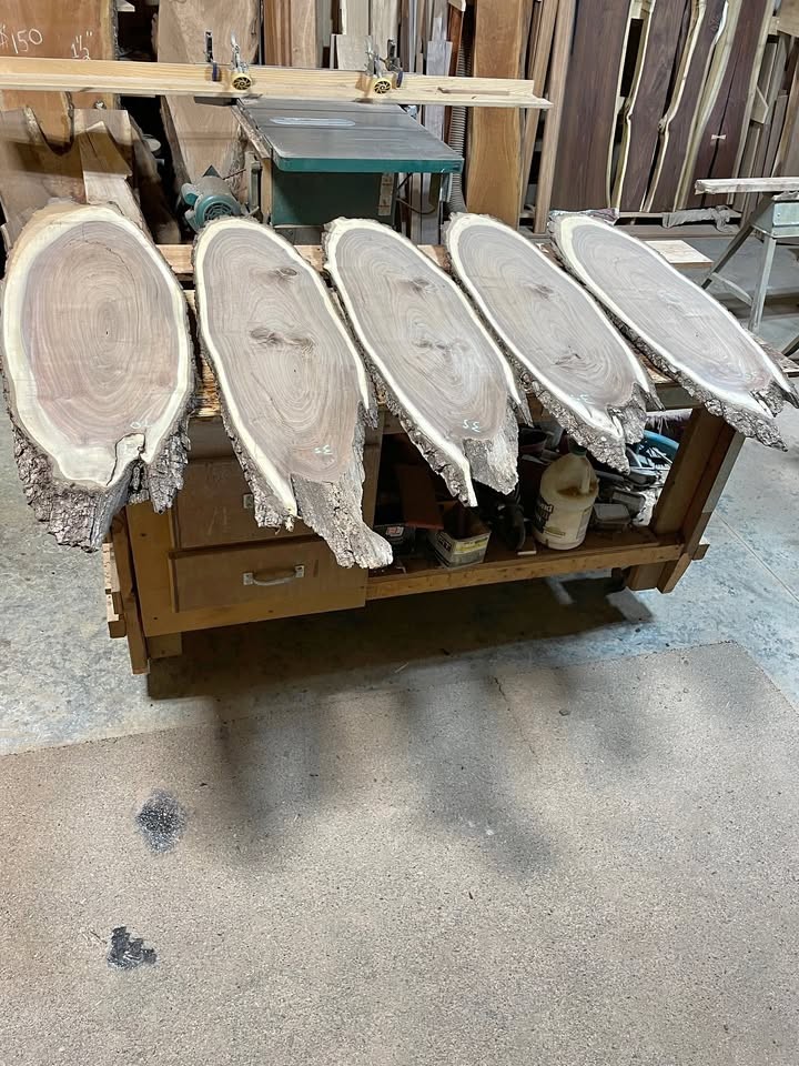 Walnut Mounting Boards - Image 1