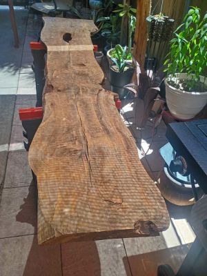 Wood slab