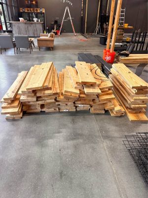 Assorted 4 ft wood boards - Free