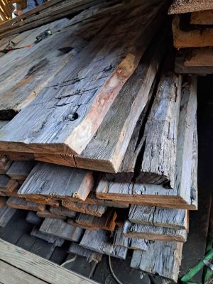 Live face hand hewn slabs