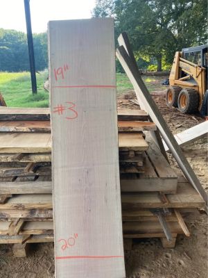 Live edge white oak slabs