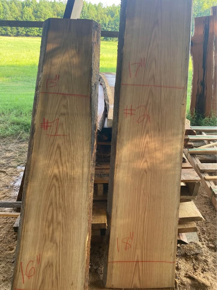Live edge white oak slabs - Image 2