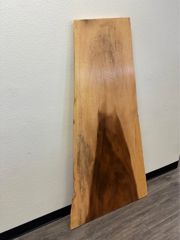 63.5” Live Edge Solid Wood Slab – Table / Desk Top - Image 3