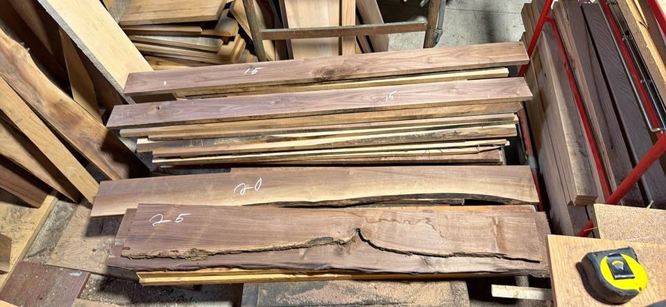 3/4” Walnut Boards. $12-$25 each. - Image 1