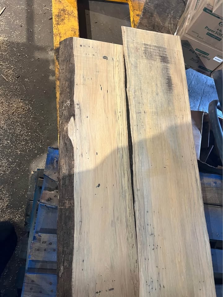 Live Edge Spalted Wamara Wood Slabs - Image 3