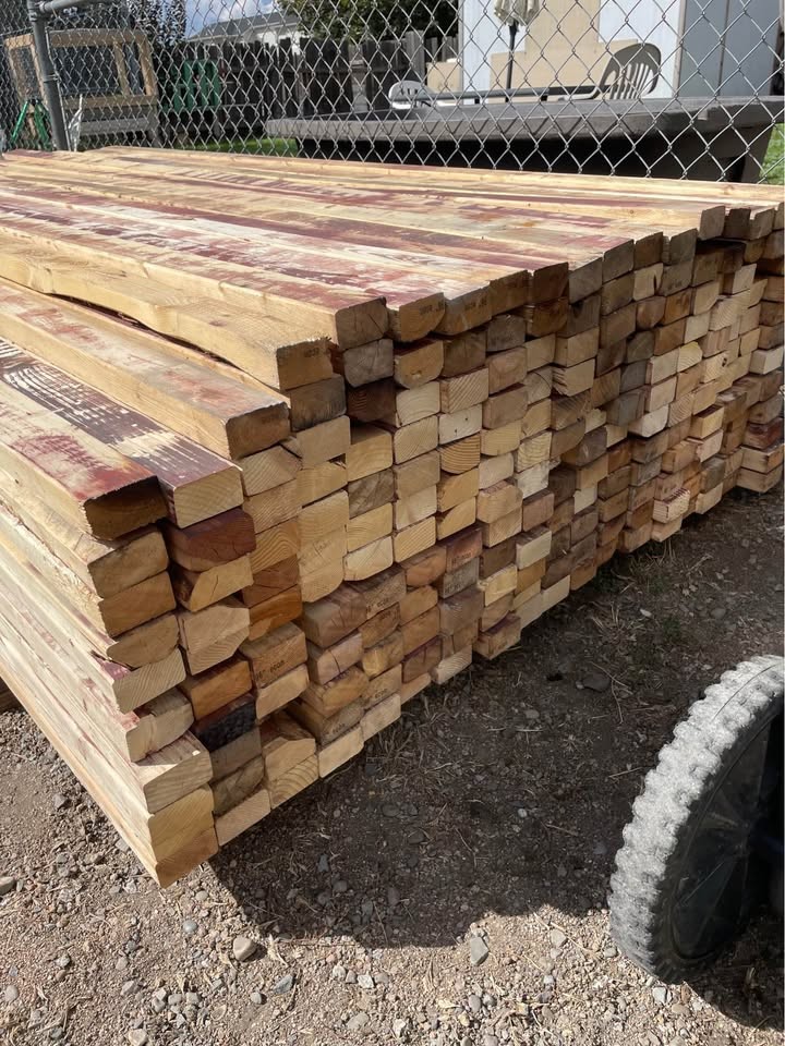 2” x 3” x 8’ hem fir boards. 216 pieces available. $1 each piece - Image 3
