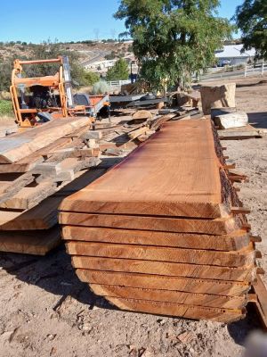 3"thick X 36"X 12ft cedar