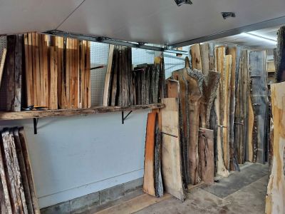 Live edge slabs