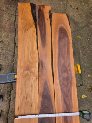 3 Walnut boards roughly 7ft long $51 total - Pickup in Mount Vernon Ohio