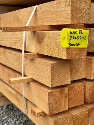 Western Red Cedar Tight Knot 4x4x8’ & 12’