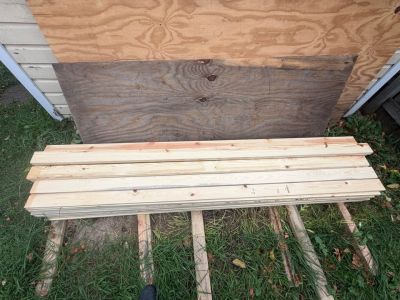 Lumber 2x4x8 and 1x4x8
