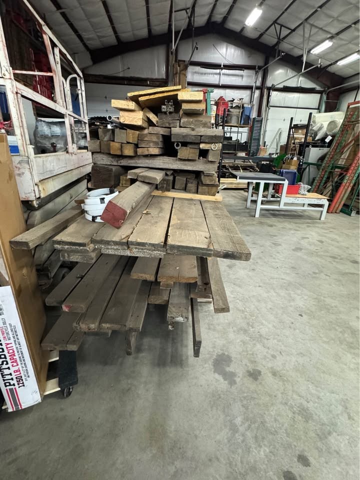 Reclaimed Barn Wood Planks and Beams - Image 2