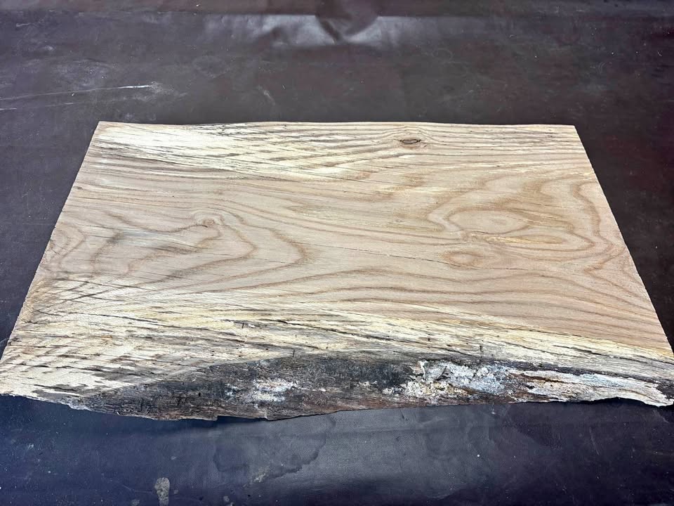 Live Edge Red Oak wide Wood Slab - Image 1