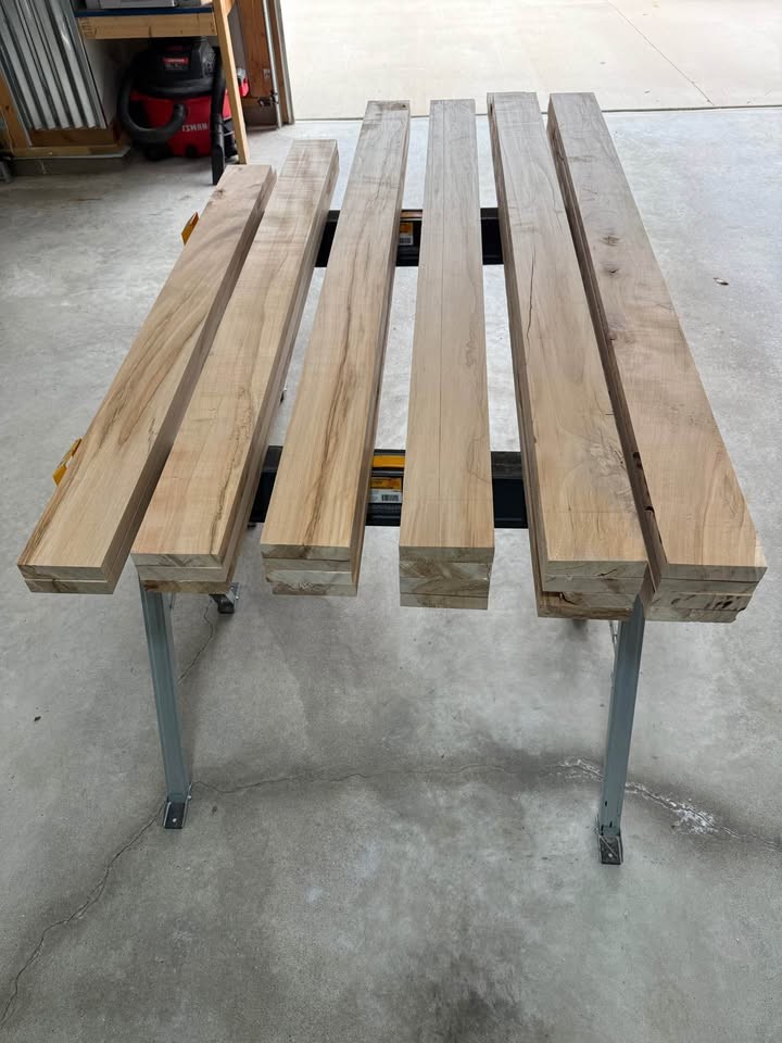 1x4.5 inch Silver Maple Planks - Image 4