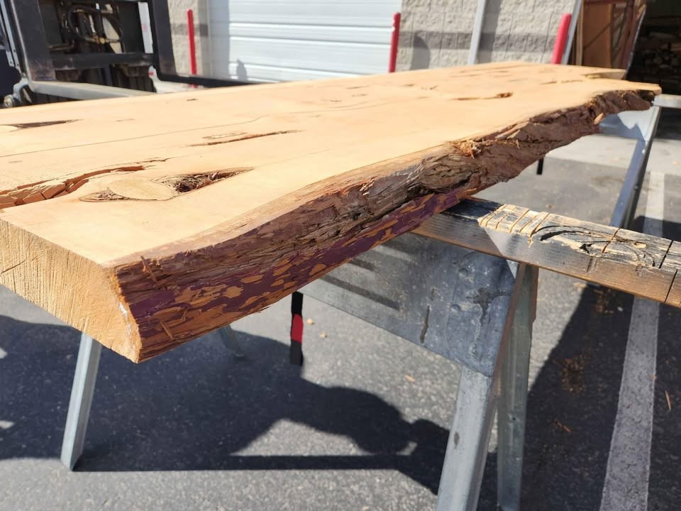 Great Character 9'4" Juniper 3" Thick Slab - Epoxy Project Wood Mantel Table Bartop - Image 8