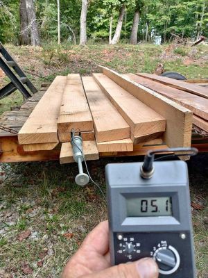 Red oak lumber