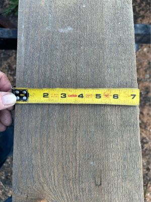 Solid wooden beam 7 x 11 20 feet long