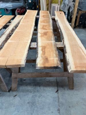 5/4 cherry live edge boards