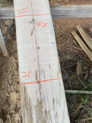 Live edge white oak slabs