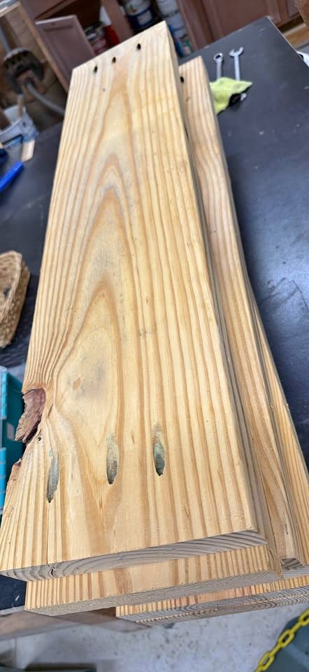 6- 2x8, 33 inches long, no 2 prime pine - Image 1