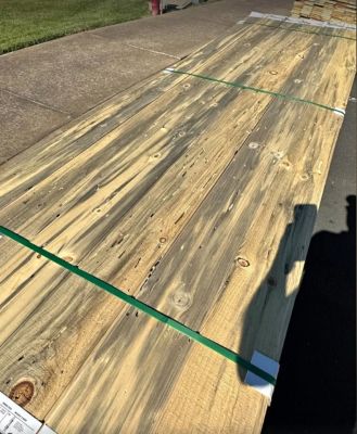 Rustic Blue Pine T&G Lumber