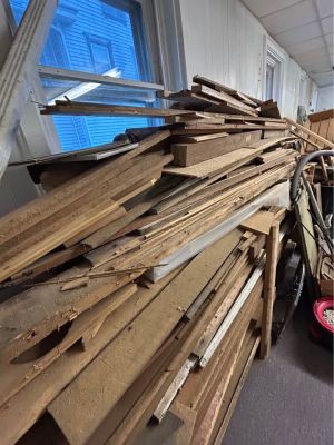 Large Lot of Reclaimed Wood and Scrap Lumber