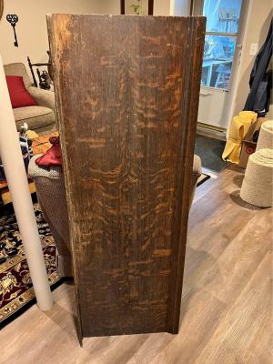 Beautiful Vintage Quarter sawn oak or tiger oak panel for wood worker!