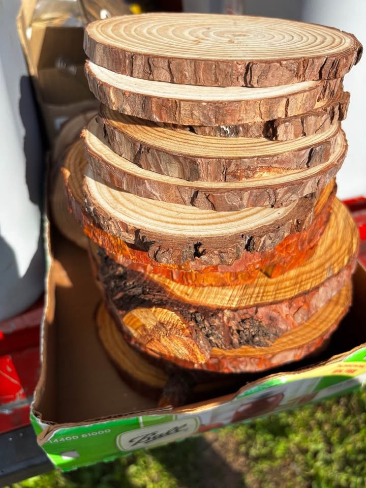 Wooden slabs from wedding - Image 2