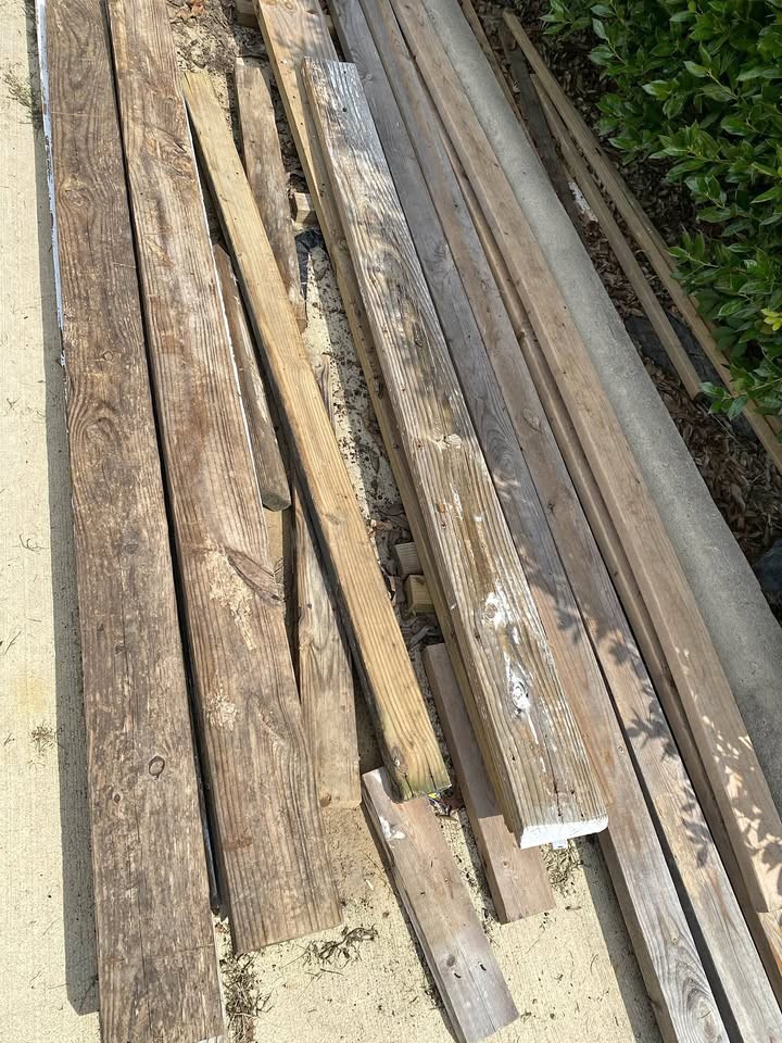 Big lot of Lumber and Wood Beams all treated - Image 1