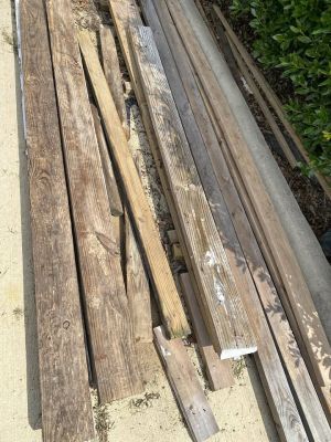 Big lot of Lumber and Wood Beams all treated