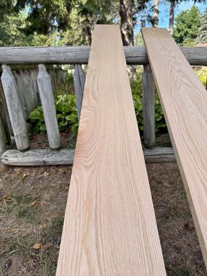 40 Red Oak Boards | Kiln Dried | Planed | 8’ Long